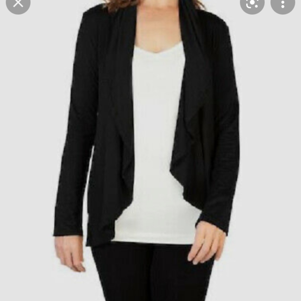 Black cardigan